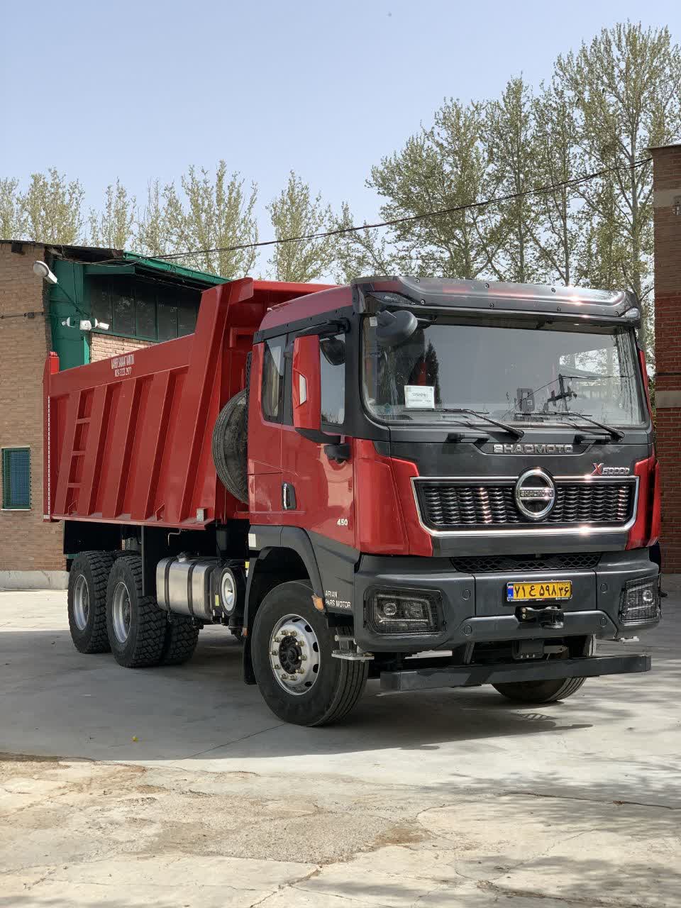 کاربری کمپرسی کامیون شاکمن ده چرخ