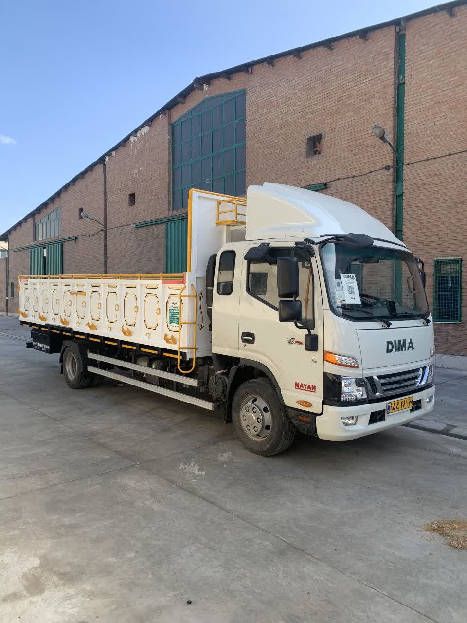 اتاق باری فلزی و باری چوبی کامیونت 5 کامیونت دیما با کاربری باری چوبی و باری فلزی